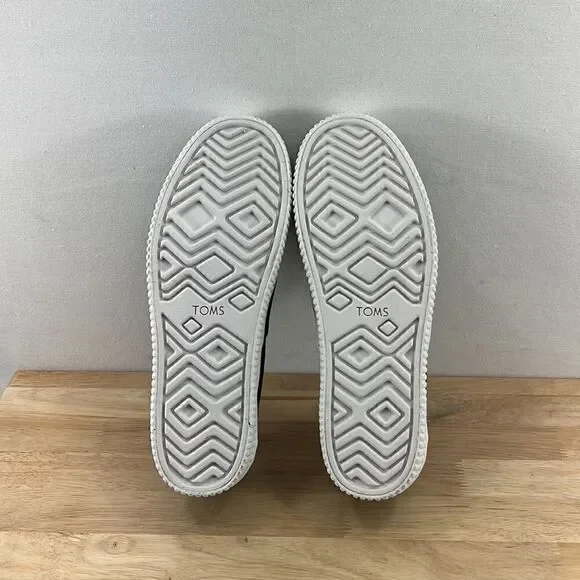 Toms Alpargata Indio Slip-On Sneakers - Black Canvas- Various Sizes- NIB - Picture 6 of 7